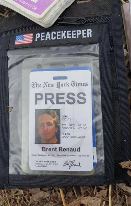 Jurnalistul Brent Renaud, ucis în Ucraina, lucra pentru revista Time şi realiza un documentar despre refugiaţi