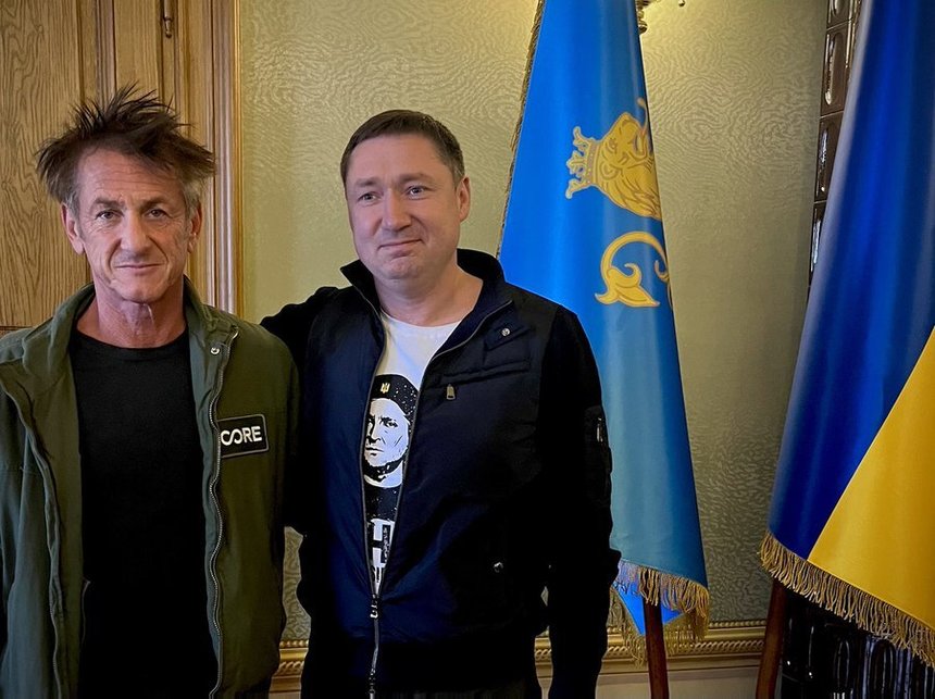 Sean Penn spune că se află în Ucraina pentru a ajuta cu programe umanitare pentru refugiaţi