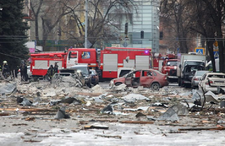 Rusia a atacat cu o rachetă clădirea administraţiei regionale din Nikolaev, ucigând cel puţin 3 persoane şi rănind alte 22 - FOTO