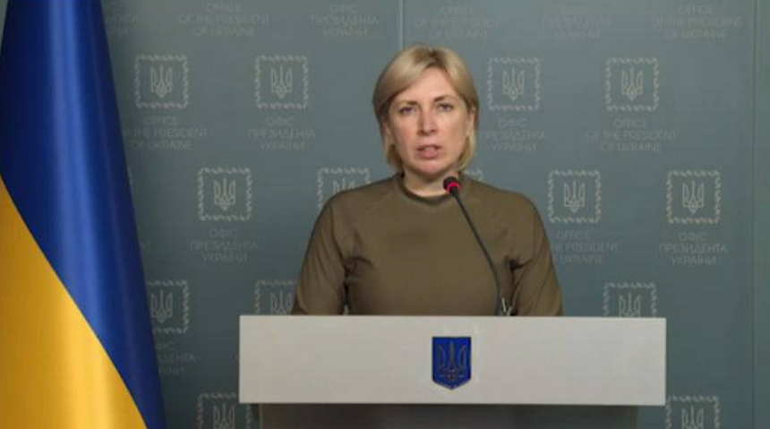 Ministrul Irina Vereşciuk: 11 lideri de comunităţi locale sunt ţinuţi captivi de armata rusă
