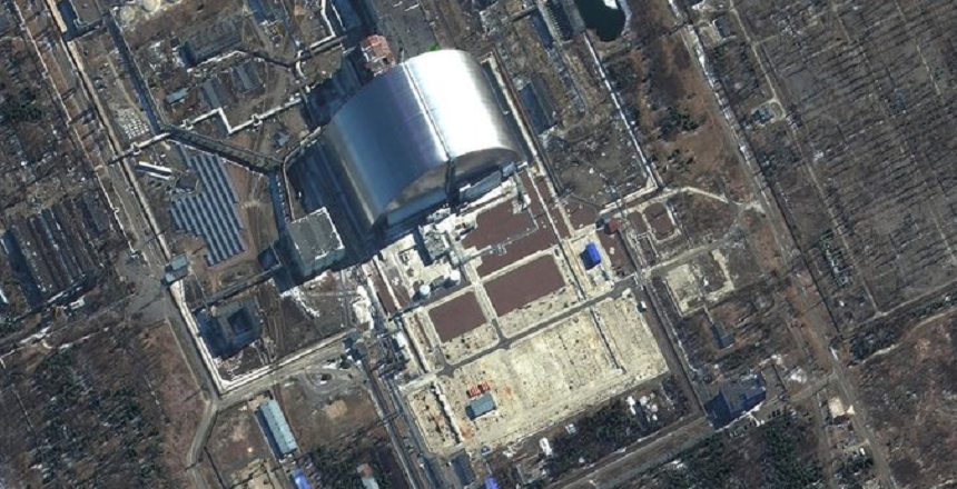 Imagini video arată că trupele ruse au săpat tranşee în zona restricţionată şi puternic radioactivă de lângă Cernobîl