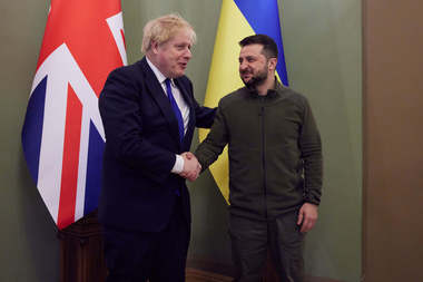 Boris Johnson laudă lucrătorii feroviari ucraineni, pe care îi numeşte ”oameni de fier”  - VIDEO
