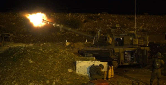 Represalii cu artileria israeliană în urma unui tir de proiectil din Liban