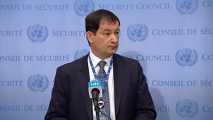 ”Nu există război în Ucraina”, iar atrocităţile de la Bucea sunt o ”înscenare”, afirmă la ONU adjunctul ambasadorului rus Dmitri Polianski, care acuză din nou Kievul că ”vrea să producă armament de distrugere în masă biologic şi chimic”