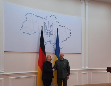 Preşedinta Bundestagului, Baerbel Bas, în vizită la Kiev