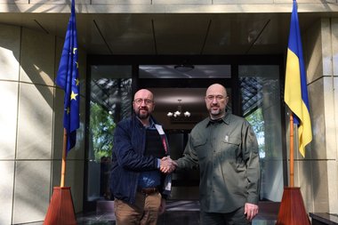 UPDATE - Preşedintele Consiliului European, alături de premierul ucrainean Denîs Şmîhal în Odesa: Cerealele, grâul, porumbul sunt blocate, situaţie cu urmări ”drastice” pentru ”ţările vulnerabile” / Atac cu rachete în timpul vizitei
