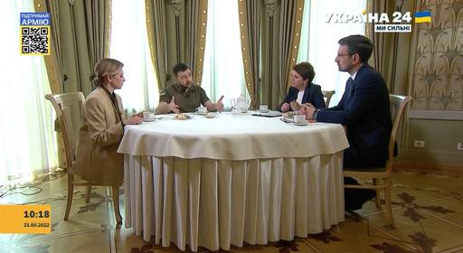 Olena Zelenska, recunoscătoare că a petrecut timp cu Zelenski la un interviu. “Nimeni nu-mi ia soţul, nici măcar războiul"