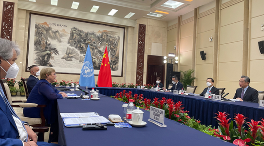 Înaltul Comisar ONU pentru Drepturile Omului Michelle Bachelet, într-o vizită în China, în care poate fi folosită de către Beijing pentru a se disculpa cu privire la persecutarea uigurilor