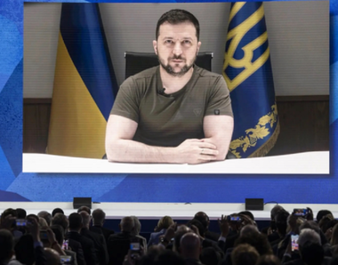 În total 87 de morţi în bombardamentul rus de la Desna, la 17 mai, vizând o tabără de antrenament,anunţă la WEF Zelenski