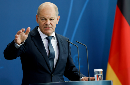 Olaf Scholz: Invazia Rusiei în Ucraina a fost asemenea unui ”fulger”, iar Putin nu poate fi lăsat să câştige sau ”să dicteze condiţiile de pace”