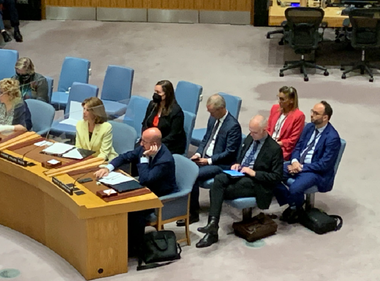 SUA şi UE somează Rusia, în Consiliul de Securitate al ONU, să oprească violenţele sexuale în Ucraina; Nebenzia părăseşte sala după ce respinge ”minciuni”; Kisliţia cere soluţionarea ”ocupării de către Rusia a mandatului permament sovietic” în Consiliu