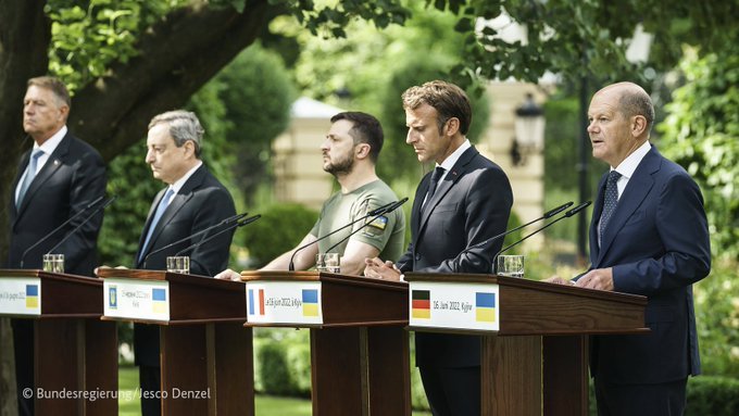 Olaf Scholz promite că Germania va ajuta Ucraina din punct de vedere militar cât va fi nevoie