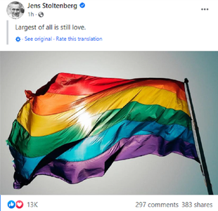 ”Cea mai mare tot dragostea este”, afirmă norvegianul Jens Stoltenberg după atacul armat de la Oslo
