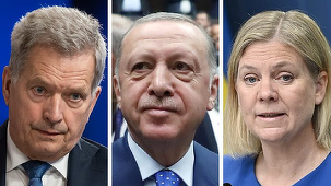 Erdogan urmează să discute cu Niinistö şi Andersson la Madrid, la începutul summitului NATO, anunţă preşedinţia finlandeză; premierul suedez se întâlneşte cu Stoltenberg la sediul NATO