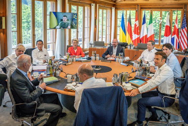 UPDATE-Zelenski îi îndeamnă pe liderii G7 ”să facă maximum” pentru a opri Războiul rus în Ucraina până la sfârşitul lui 2022 şi ”să intensifice sancţiunile” impuse Moscovei