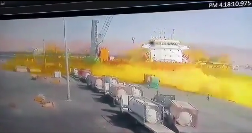 Zece morţi şi 251 răniţi, în urma unei scurgeri de gaze toxice în portul Aqaba din Iordania - VIDEO 