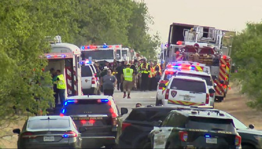 Bilanţul victimelor din camionul din Texas a ajuns la 53