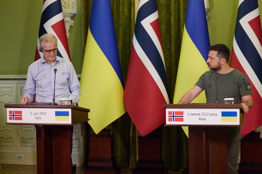 Norvegia promite Ucrainei un ajutor suplimentar de 1 miliard de euro. Zelenski: Nu vom uita!