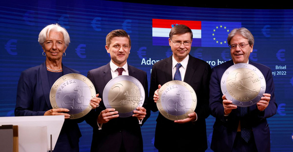 Uniunea Europeană aprobă aderarea Croaţei la zona euro la 1 ianuarie 2023