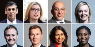 Rishi Sunak, pe primul loc în urma primei runde în cursa la fotoliul lui Boris Johnson, urmat de Penny Mordaunt şi Liz Truss; Nadhim Zahawi şi Jeremy Hunt, eliminaţi din cursă