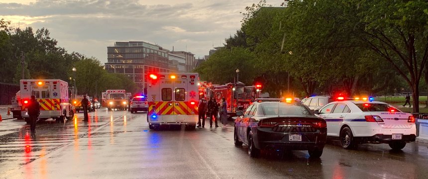 Patru persoane lovite de fulger, la Washington, în apropierea Casei Albe