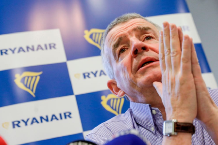 CEO-ul Ryanair Michael O'Leary anunţă sfârşitul erei biletelor de zece euro