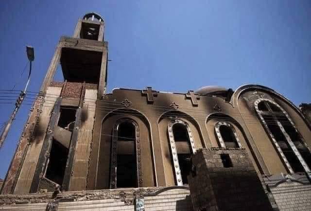 Egipt: Bilanţul persoanelor ucise în incendiul izbucnit într-o biserică din Giza a crescut la 41