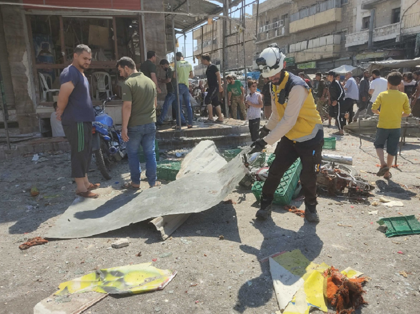 Treisprezece civili ucişi în atacuri în nordul Siriei vizând o piaţă şi un centru închis de minori
