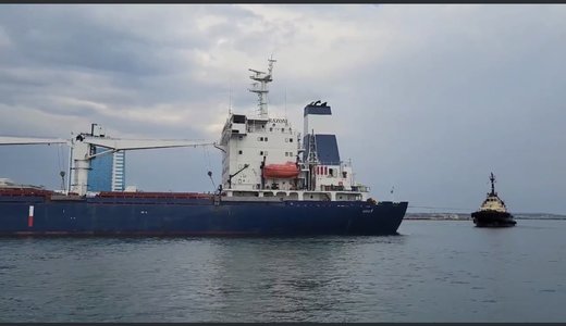 Un total de 33 de nave de marfă încărcate cu aproximativ 719.549 de tone de produse alimentare au părăsit Ucraina în cadrul acordului intermediat de ONU şi Turcia