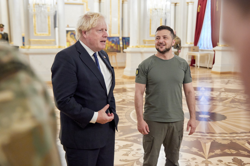 UPDATE - Boris Johnson, în vizită la Kiev pentru a treia oară de la începutul războiului / Marea Britanie acordă Ucrainei un ajutor militar în valoare de 54 de milioane de lire 