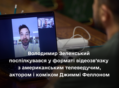 Zelenski a discutat cu actorul Jimmy Fallon modalităţi de a atrage şi mai mult atenţia întregii lumi asupra războiului din Ucraina şi l-a invitat la Kiev