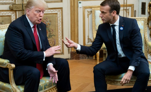 Politico, citând Rolling Stone - Trump s-a lăudat ani de zile că deţine ”informaţii compromiţătoare” despre viaţa amoroasă a lui Macron 