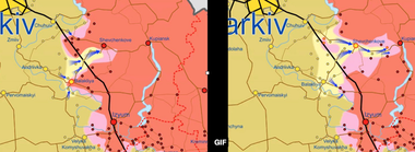 Hărţi oficiale ruseşti arată o retragere de amploare a armatei ruse din regiunea Harkov