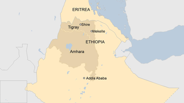 Etiopia: Cel puţin zece morţi în atacuri aeriene vizând Mekelle, capitala regiunii Tigray