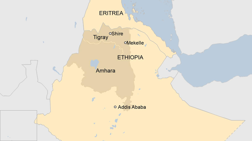 Etiopia: Cel puţin zece morţi în atacuri aeriene vizând Mekelle, capitala regiunii Tigray