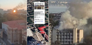 Nou atac rus cu drone iraniene la Odesa, vizând o clădire administrativă, atinsă de trei ori. O dronă, doborâtă