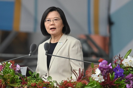 Preşedinta taiwaneză Tsai Ing-wen respinge, de Ziua Naţională a Taiwanului, orice compromis şi face o paralelă cu invazia rusă a Ucrainei