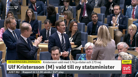 Conservatorul Ulf Kristersson devine premier al Suediei, cu voturile dreptei radicale