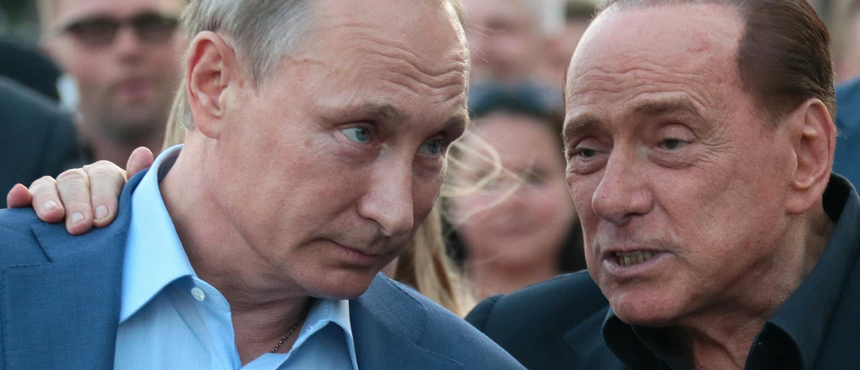 Berlusconi îşi ”reînnoadă” legăturile cu Putin şi o stupefiază pe Meloni. Putin i-a trimis 20 de sticle de votcă de ziua sa şi o ”scrisoare frumoasă”, iar el i-a trimis Lambrusco şi i-a răspuns. Dacă ar ajunge în presă, părerea sa despre război ar fi o ”catastrofă”