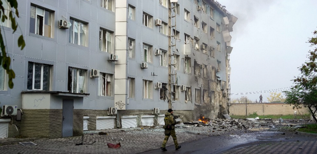 Cinci răniţi în oraşul Melitopol, într-un atentat cu maşină-capcană la sediul holdingului de presă ZaMedia, acuză ocupaţia prorusă