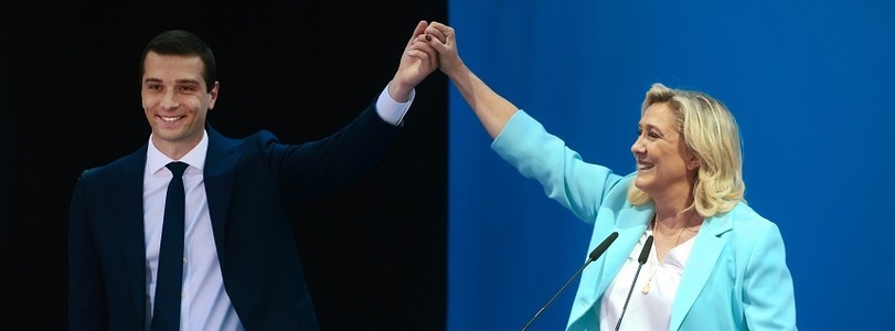 Jordan Bardella a fost ales preşedinte al principalului partid de extremă dreapta francez