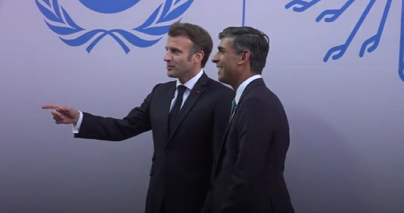 Sunak şi Macron au avut prima lor întâlnire şi au vorbit despre imigranţii care traversează Canalul Mânecii