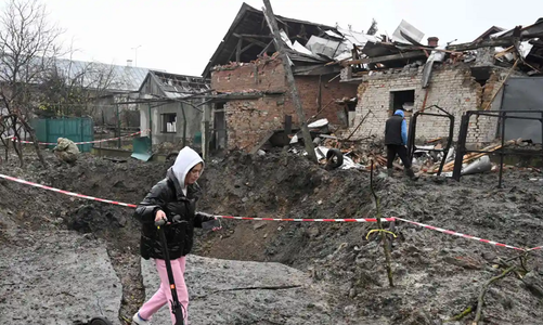 UPDATE-Primele ninsori şi cel puţin 11 răniţi în Ucraina, într-un nou val masiv de atacuri ruseşti, inclusiv la Kiev, Odesa şi Dnipro
