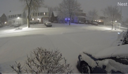 Zăpadă cu tunete, fenomen rar observat în vestul statului New York. Regiunea se pregăteşte de o furtună istorică - VIDEO
