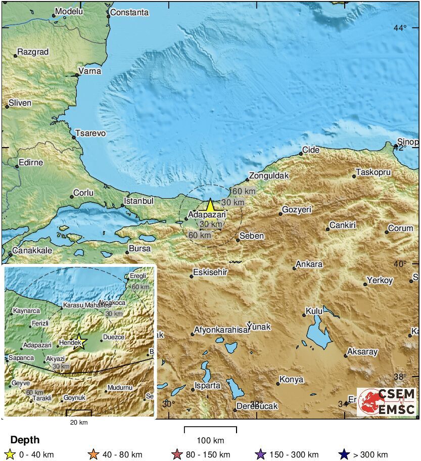 Un cutremur cu magnitudinea 5.9 a lovit nord-vestul Turciei, provocând panică / Seismul, produs la 170 de kilometri de Istanbul / 22 de persoane s-au rănit din cauza panicii de a ieşi din clădiri