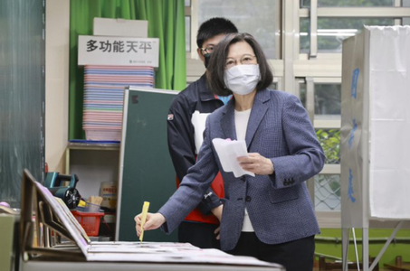 Preşedinta taiwaneză Tsai Ing-wen demisionează de la conducerea partidului aflat la putere, în urma unei înfrângeri în alegeri locale