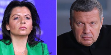 Propagandiştii Kremlinului Vladimir Soloviev de la Rossiya-1 şi Margarita Simonian de la Russia Today, îngrijoraţi de posibilitatea ca Rusia să fie învinsă în Războiul din Ucraina