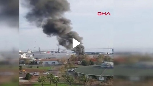 UPDATE: Turcia - Explozia din portul Samsun de la Marea Neagră, produsă la un rezervor de combustibil uzat. Anunţul autorităţilor – FOTO, VIDEO