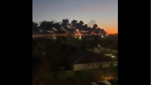 Atac cu dronă asupra aerodromului Kursk din Rusia - VIDEO