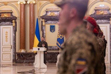 Zelenski: Când Ziua Forţelor Armate într-un stat este o sărbătoare a recunoştinţei, sunt sigur că un astfel de stat nu poate fi învins/ Vă doresc un singur lucru – victoria! Nouă tuturor. O meritaţi! Toţi oamenii noştri o merită - VIDEO